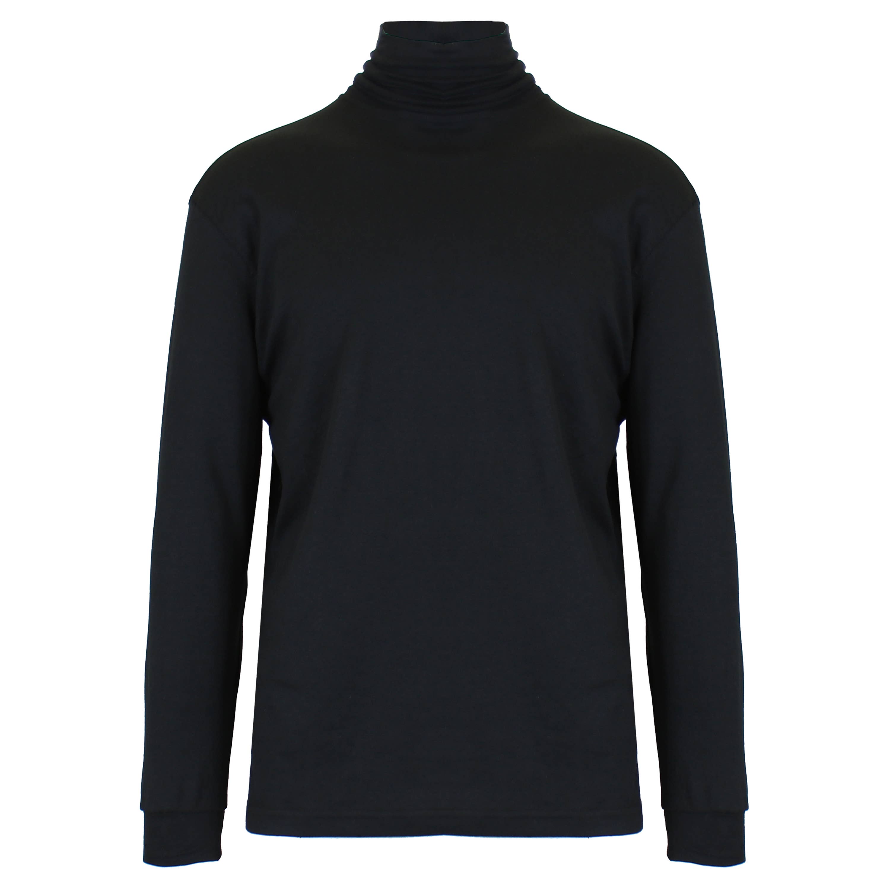 Men's Long Sleeve Turtleneck T-Shirt