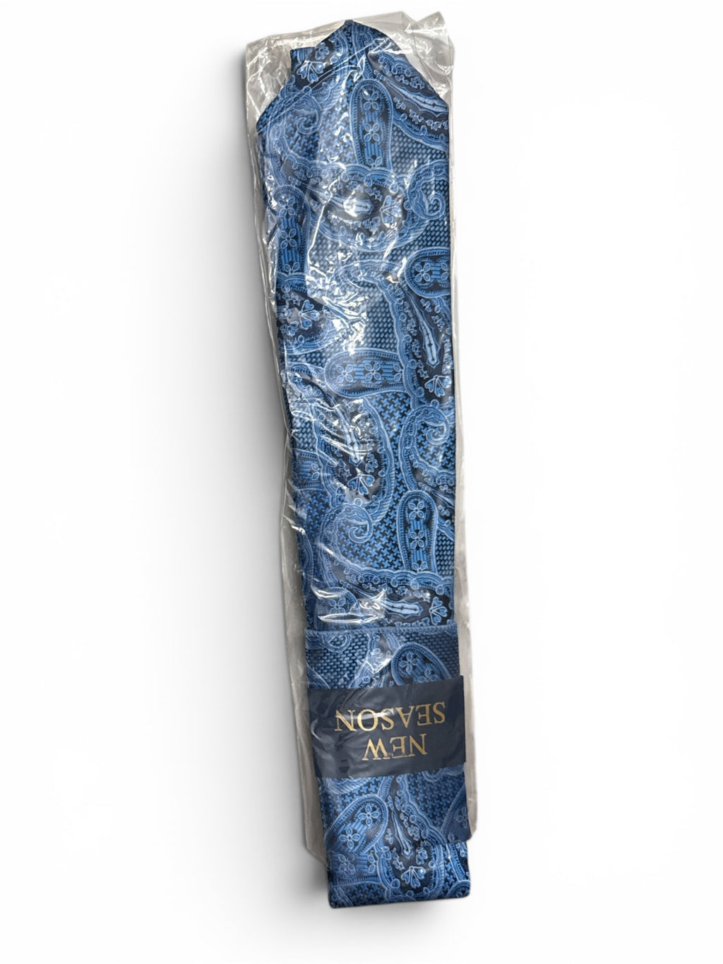 Blue Paisley Luxury Tie