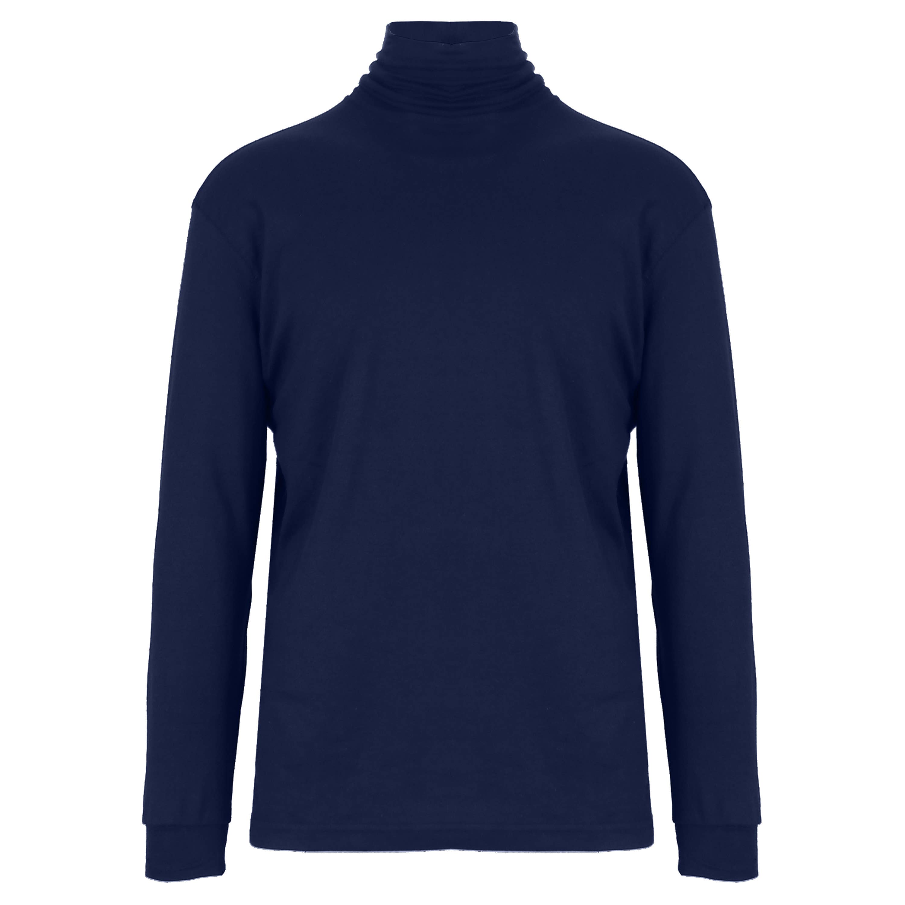 Men's Long Sleeve Turtleneck T-Shirt