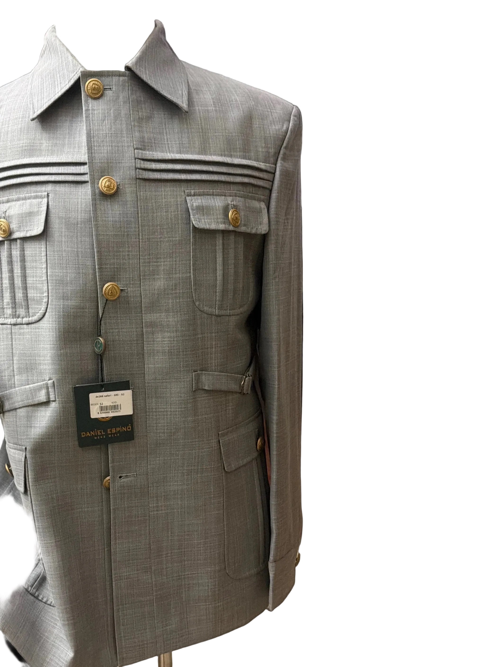 Daniel Espino Grey Suit Set
