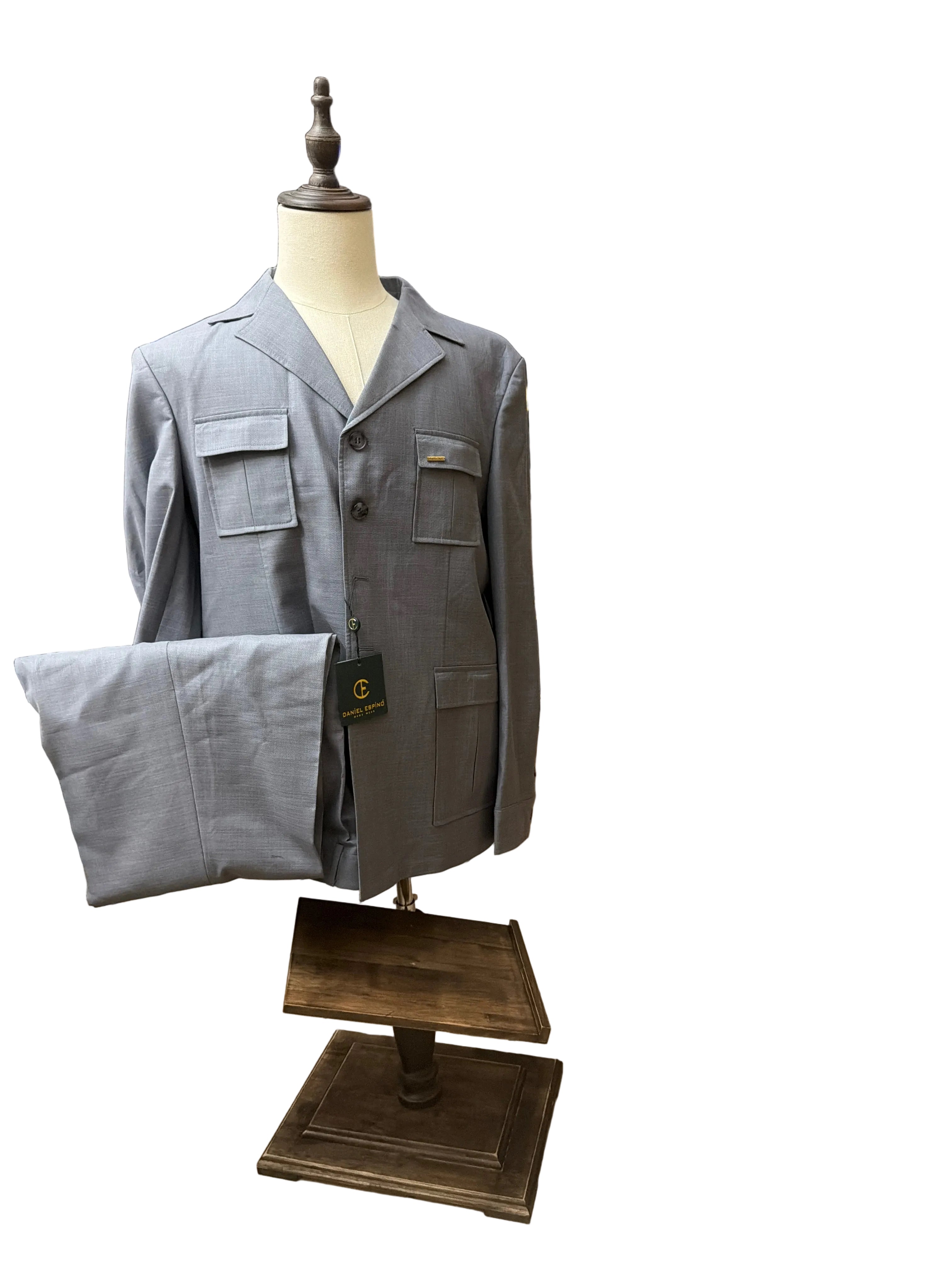 Daniel Ermino Classic Grey Suit