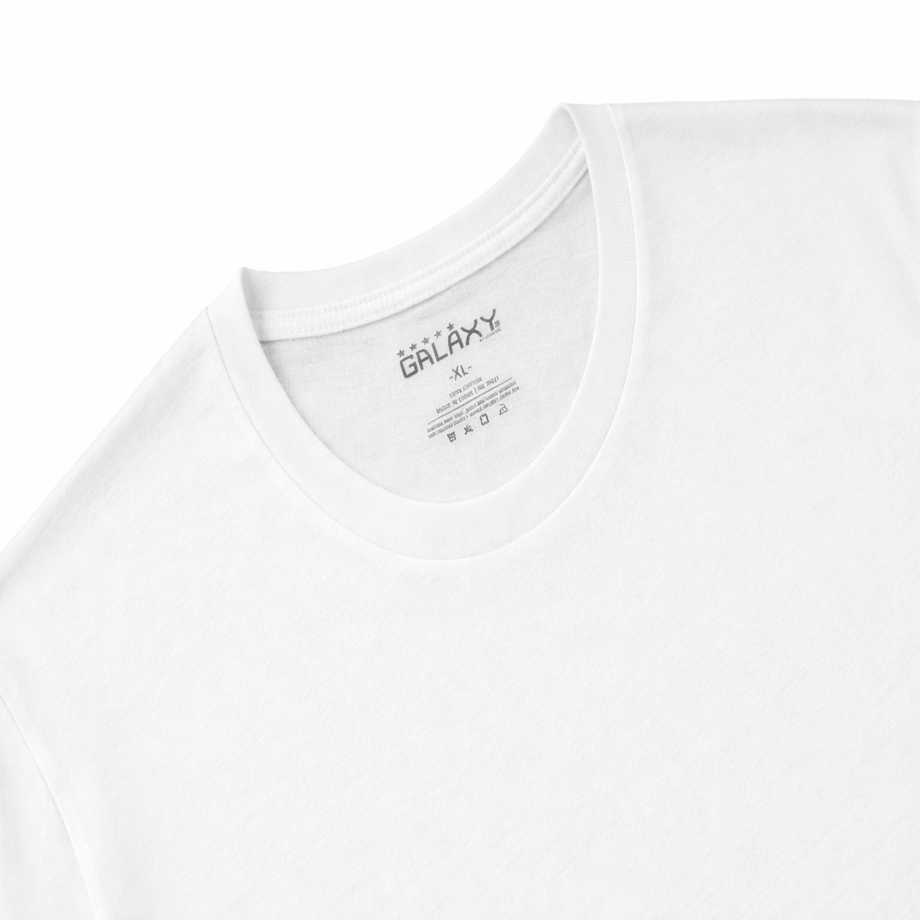 Men's 3-Pack Classic S/S Crew Neck 100% Cotton Undershirts