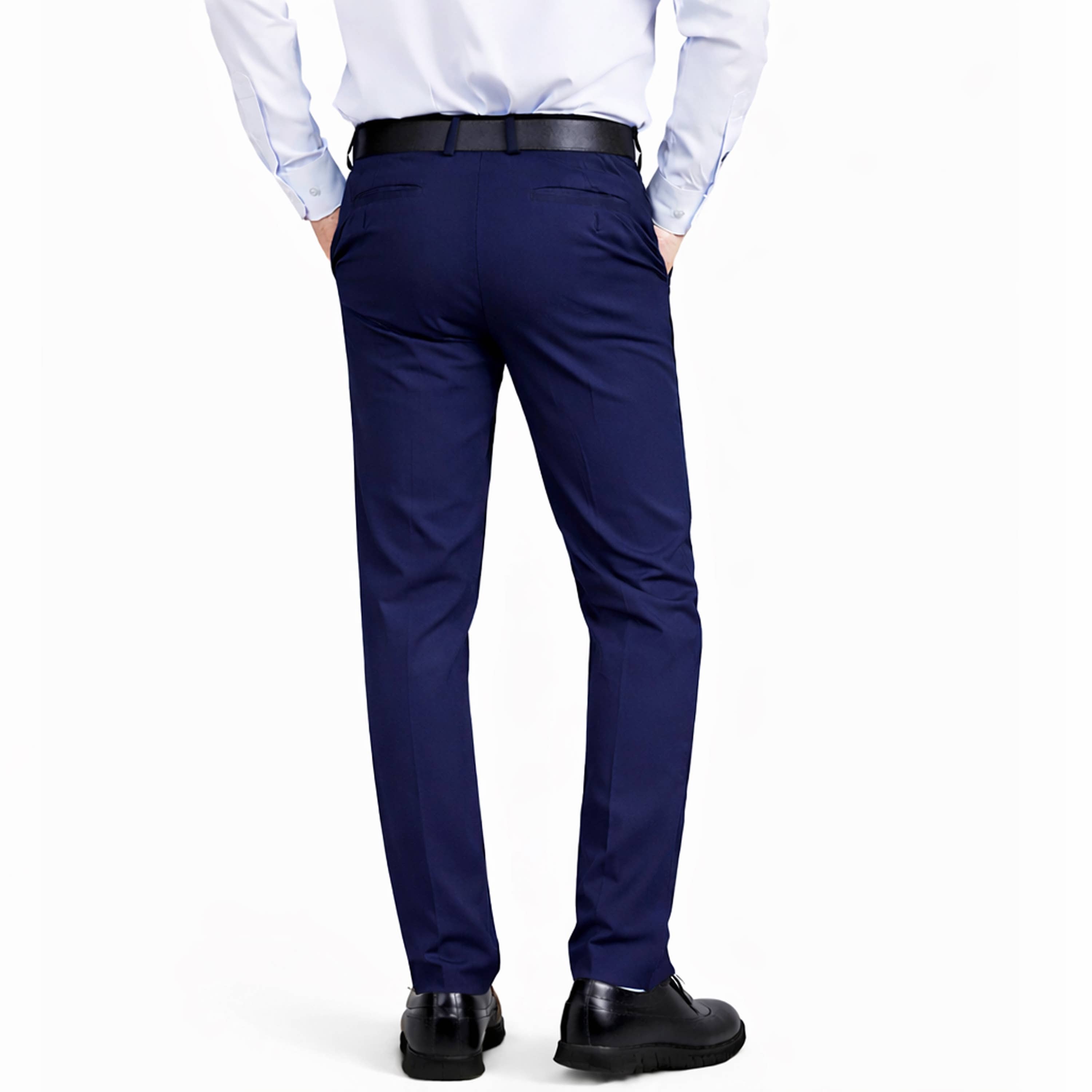 Men’s Flex Stretch Slim Fit Dress Pants (Sizes, 30-40)