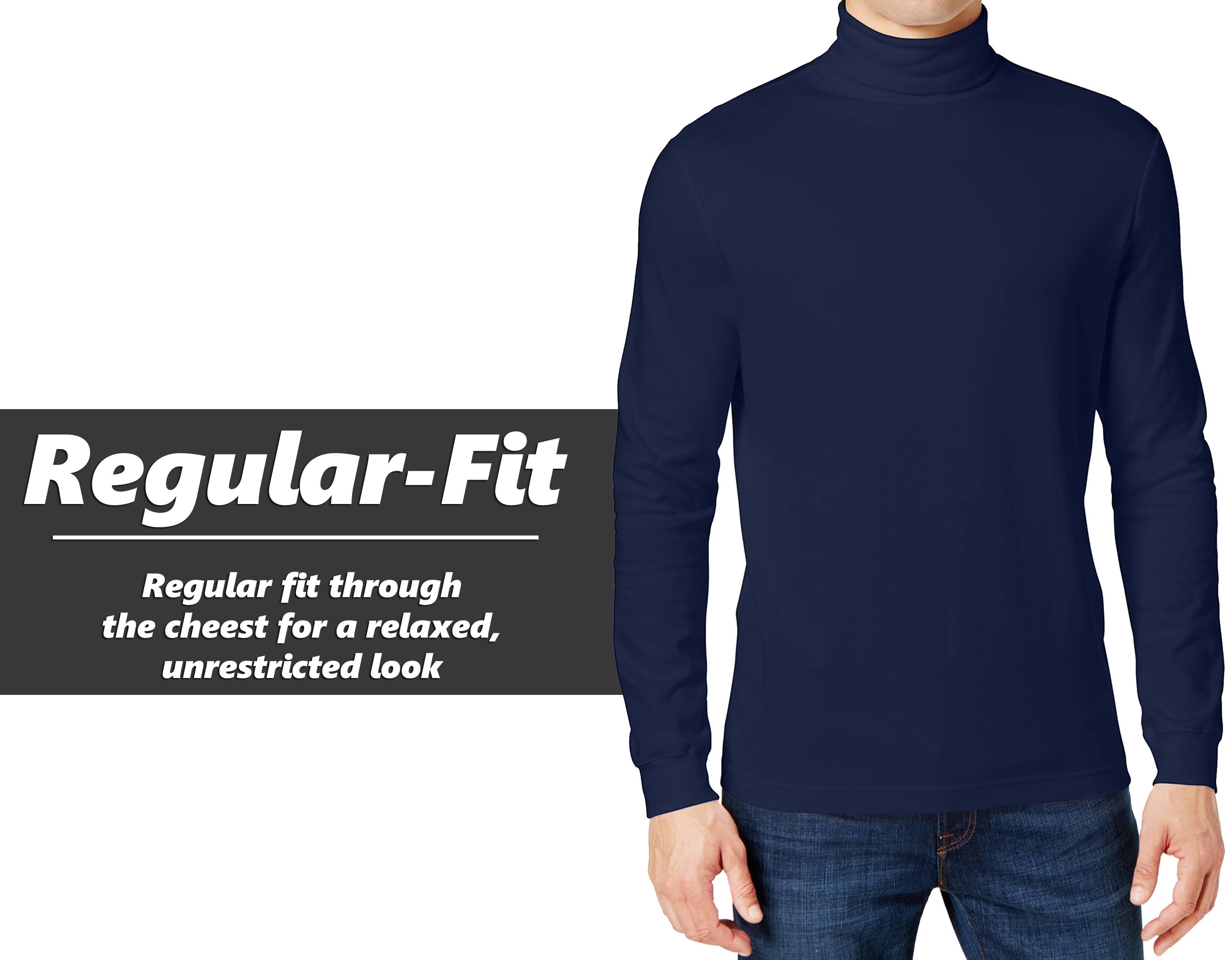 Men's Long Sleeve Turtleneck T-Shirt