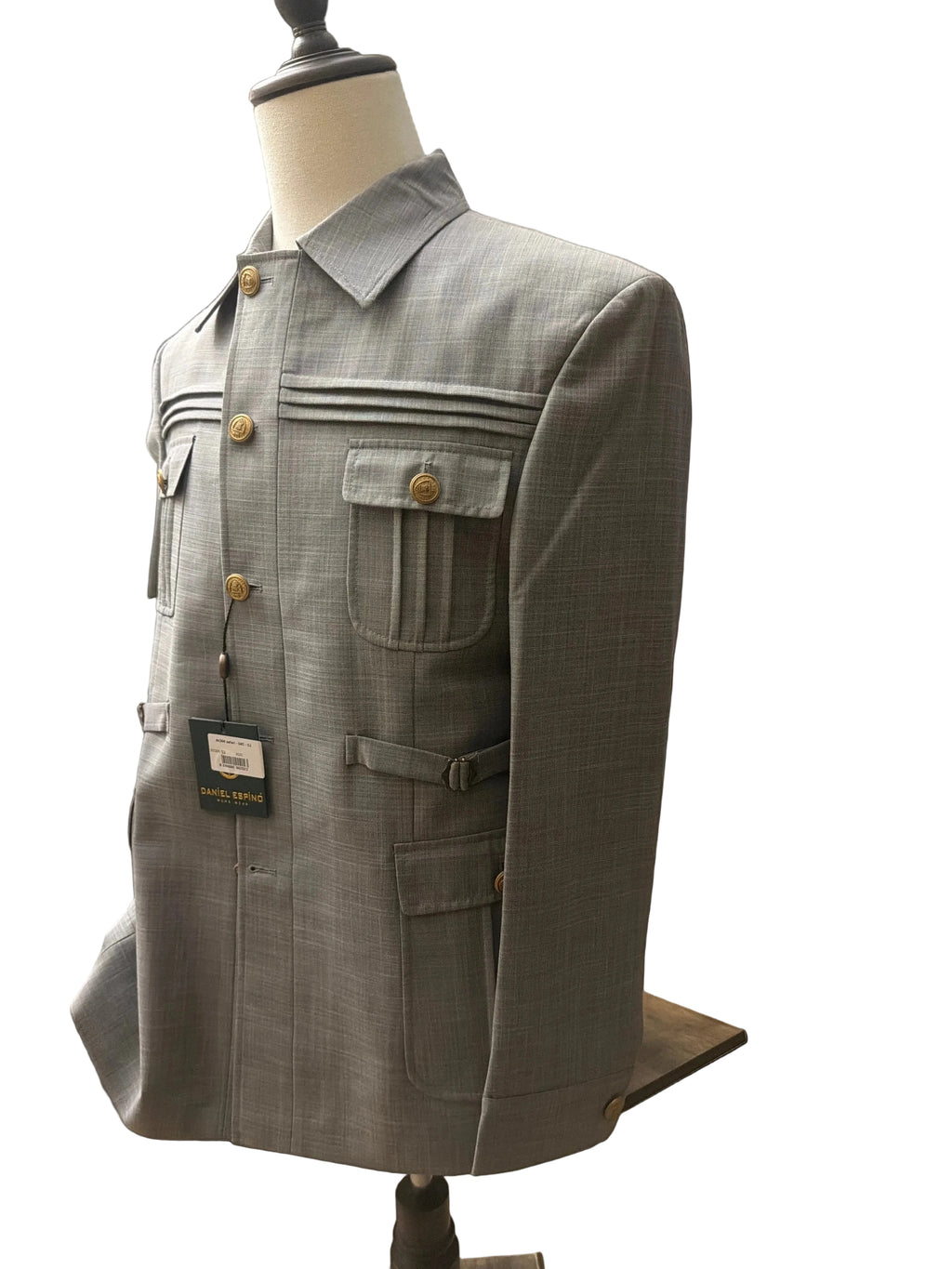 Daniel Espino Grey Suit Set