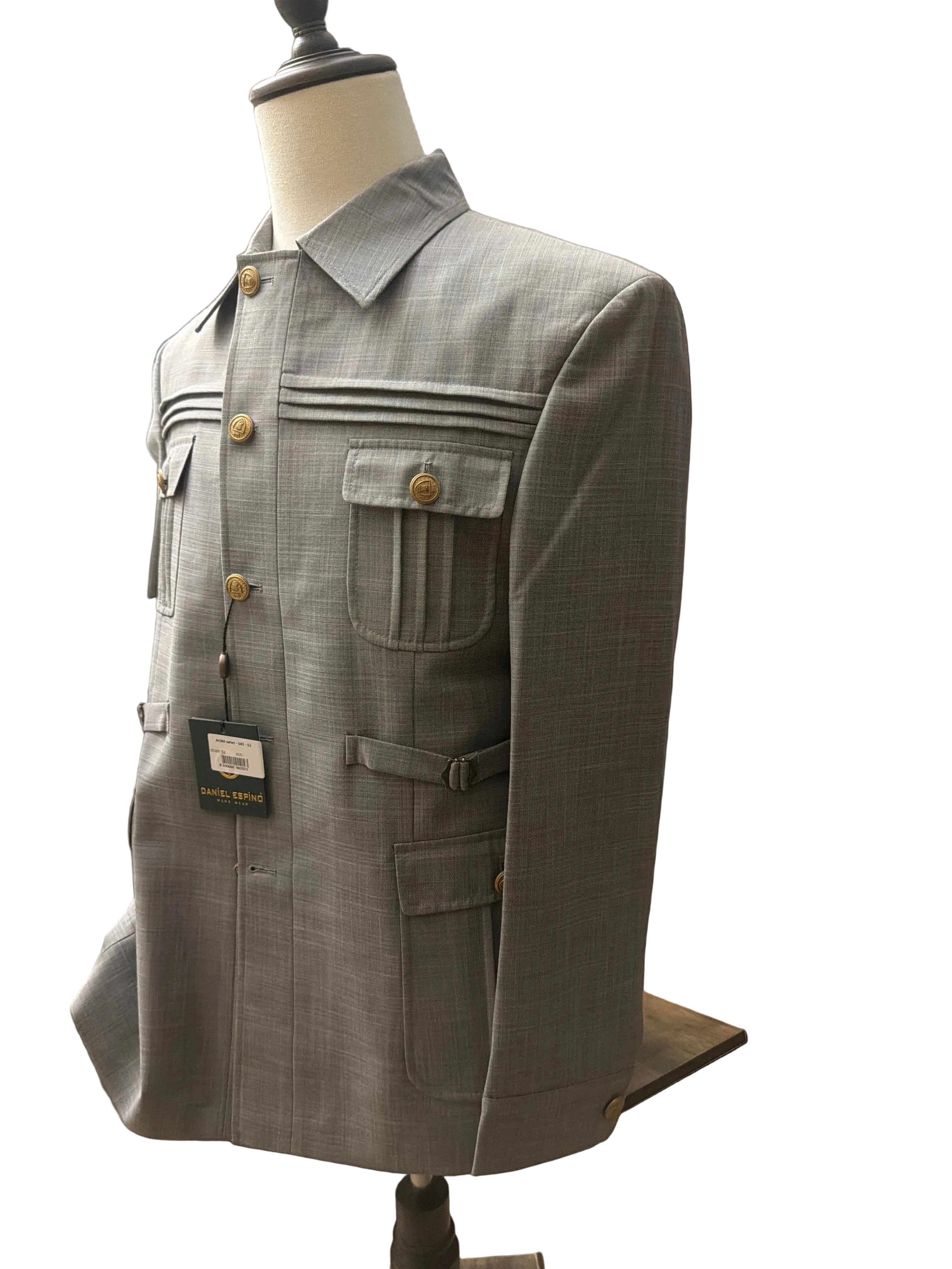 Daniel Espino Grey Suit Set