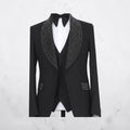 MAISON ÉTOILE White Shawl Lapel Tuxedo – Made in Turkey
