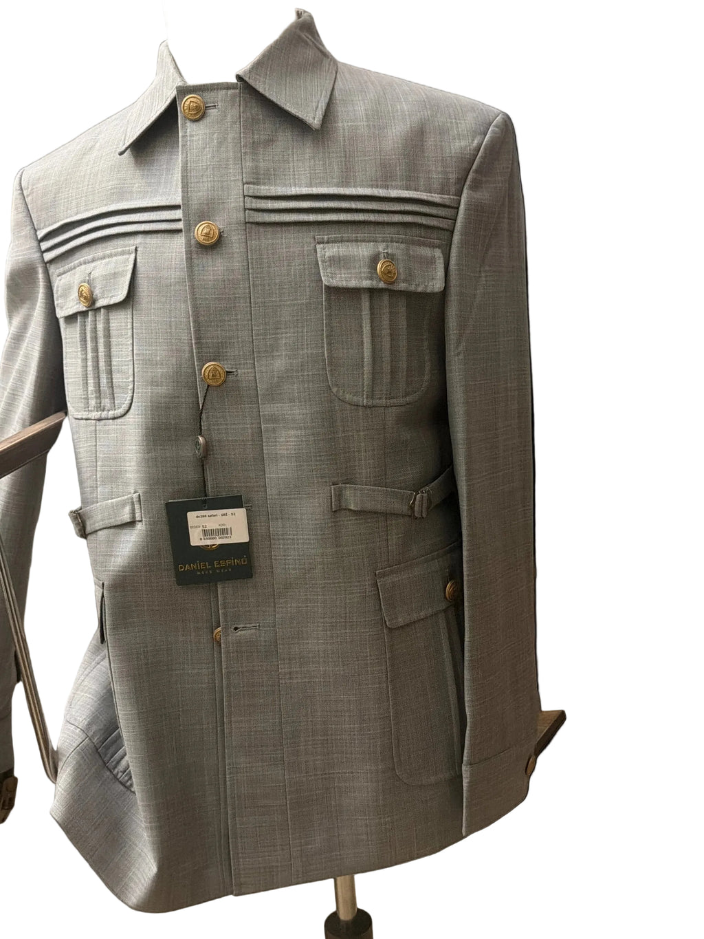 Daniel Espino Grey Suit Set