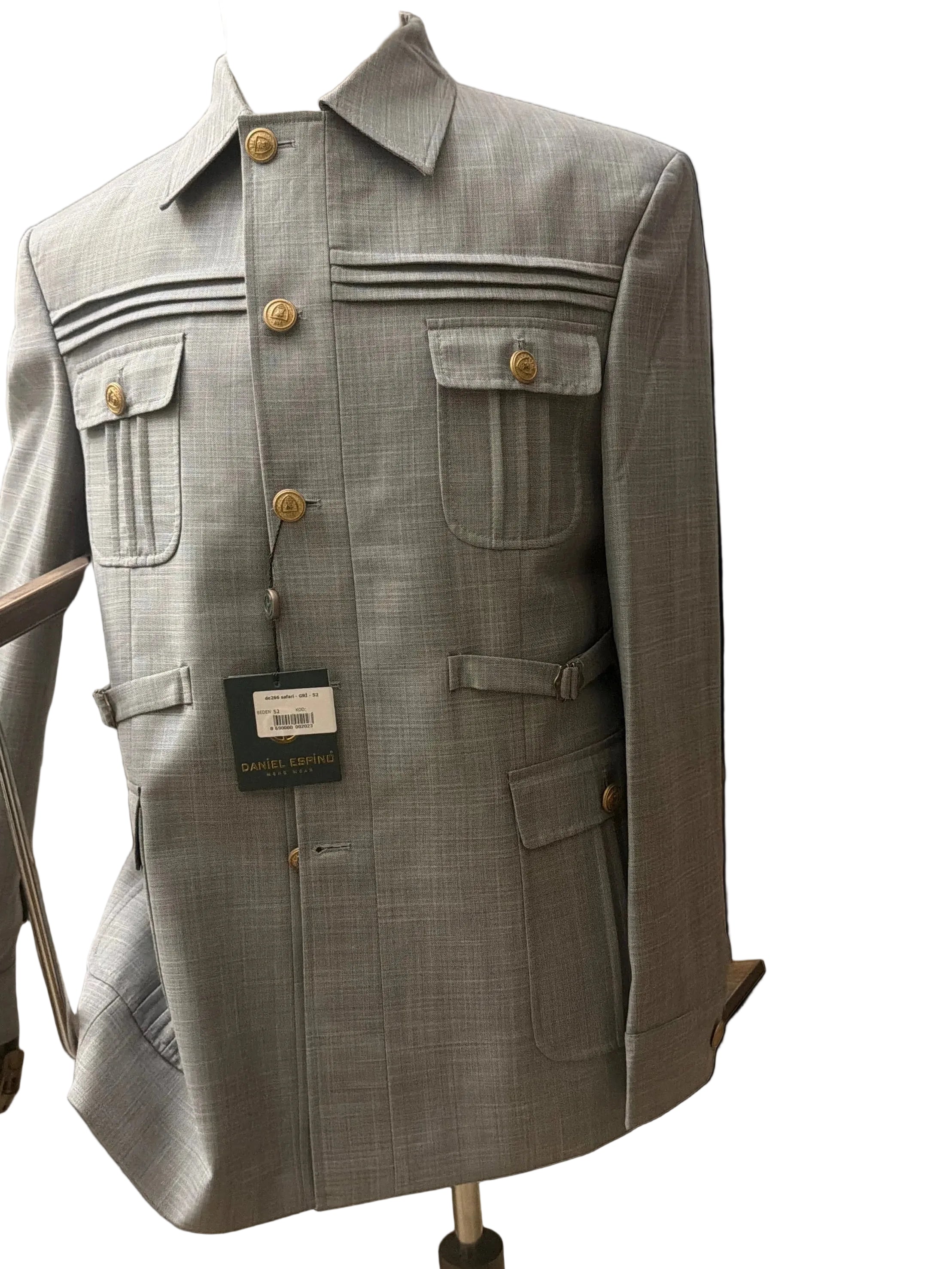 Daniel Espino Grey Suit Set