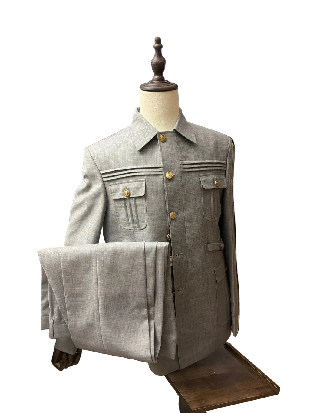 Daniel Espino Grey Suit Set