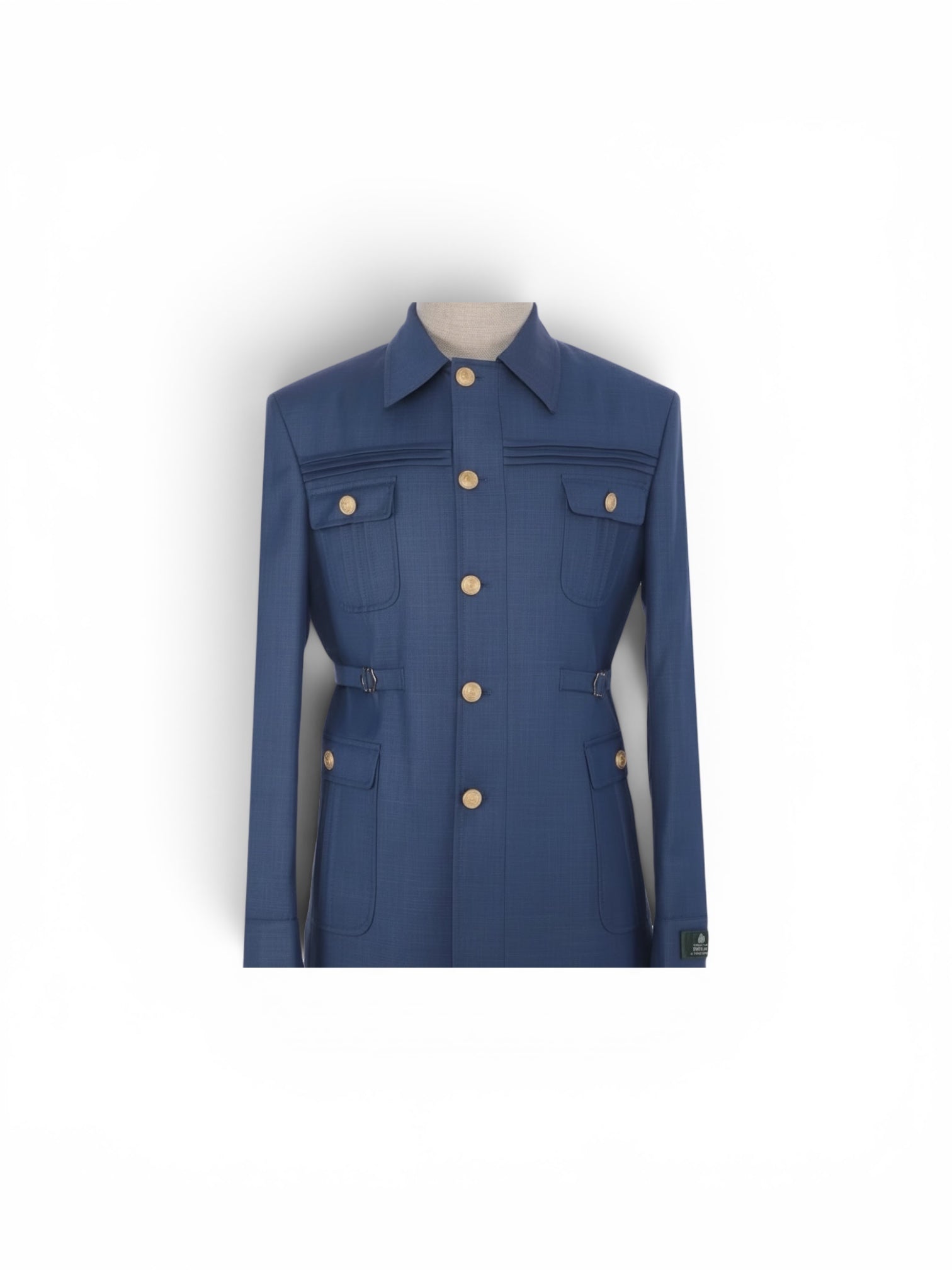 MAISON ÉTOILE Signature Turkish Military-Inspired suit – Blue