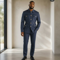 MAISON ÉTOILE Signature Turkish Military-Inspired suit – Blue