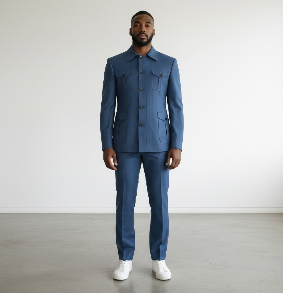 MAISON ÉTOILE Turkish Safari Suit – Color 07 (Dark Blue)