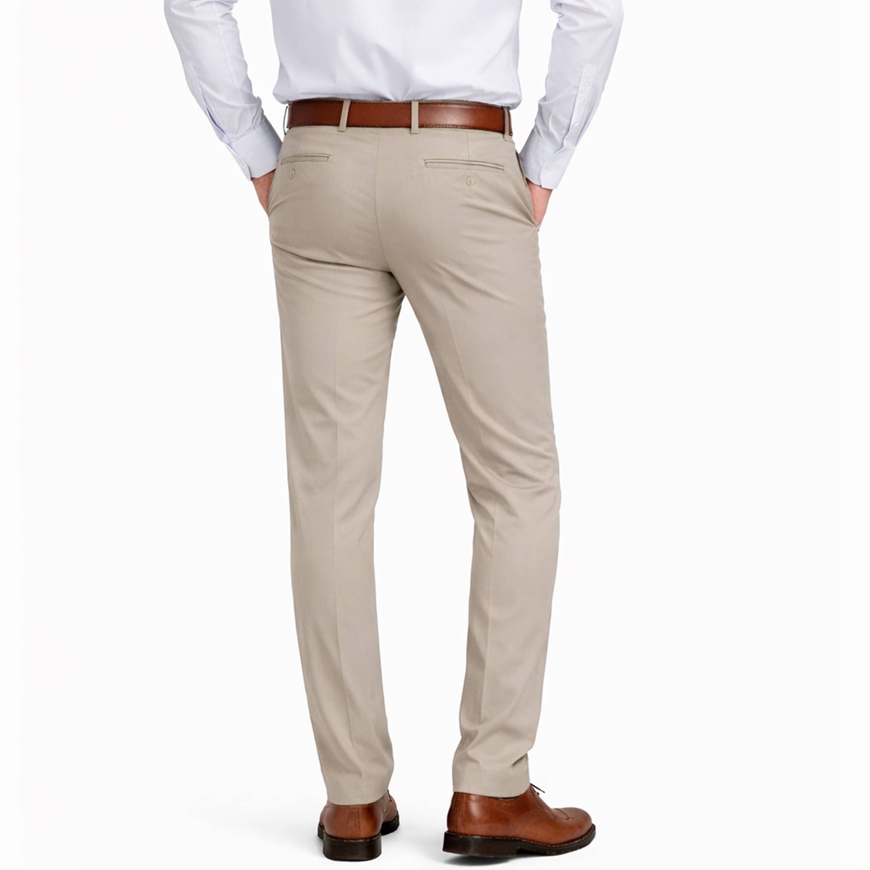 Men’s Flex Stretch Slim Fit Dress Pants (Sizes, 30-40)