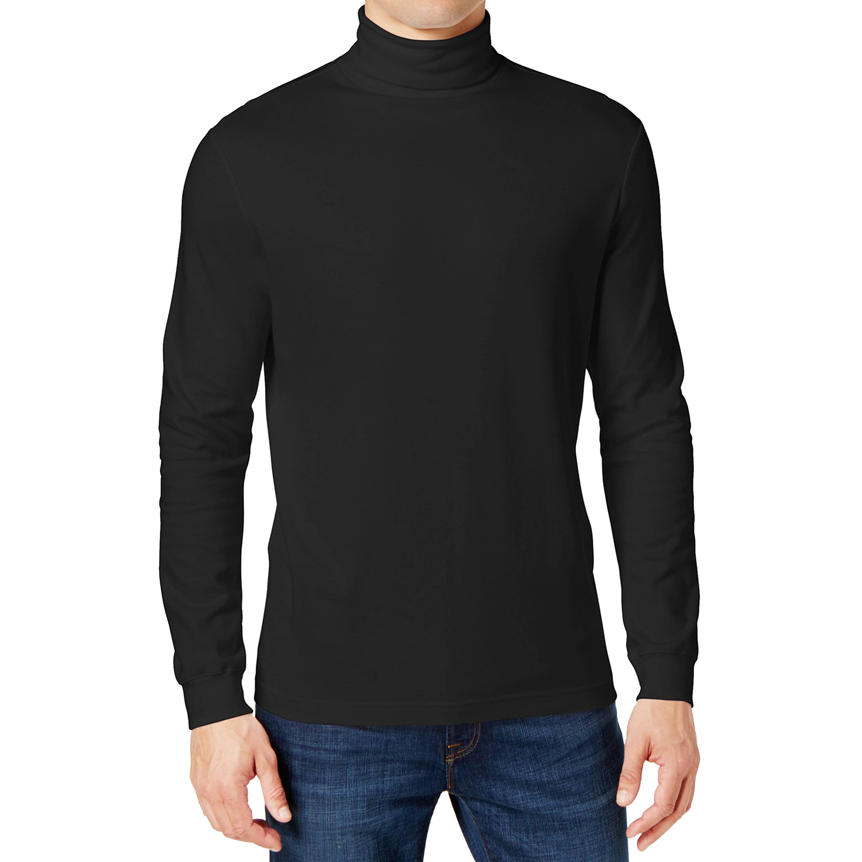 Men's Long Sleeve Turtleneck T-Shirt