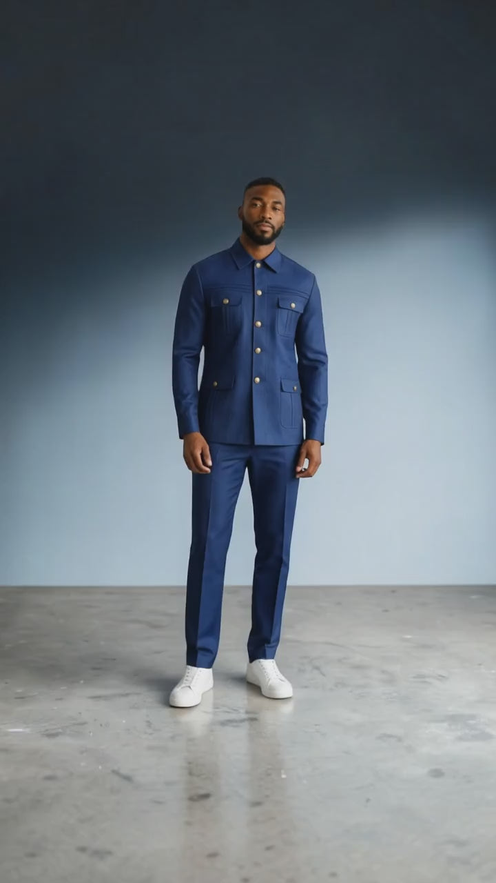 Blue Garrison Two-Piecst