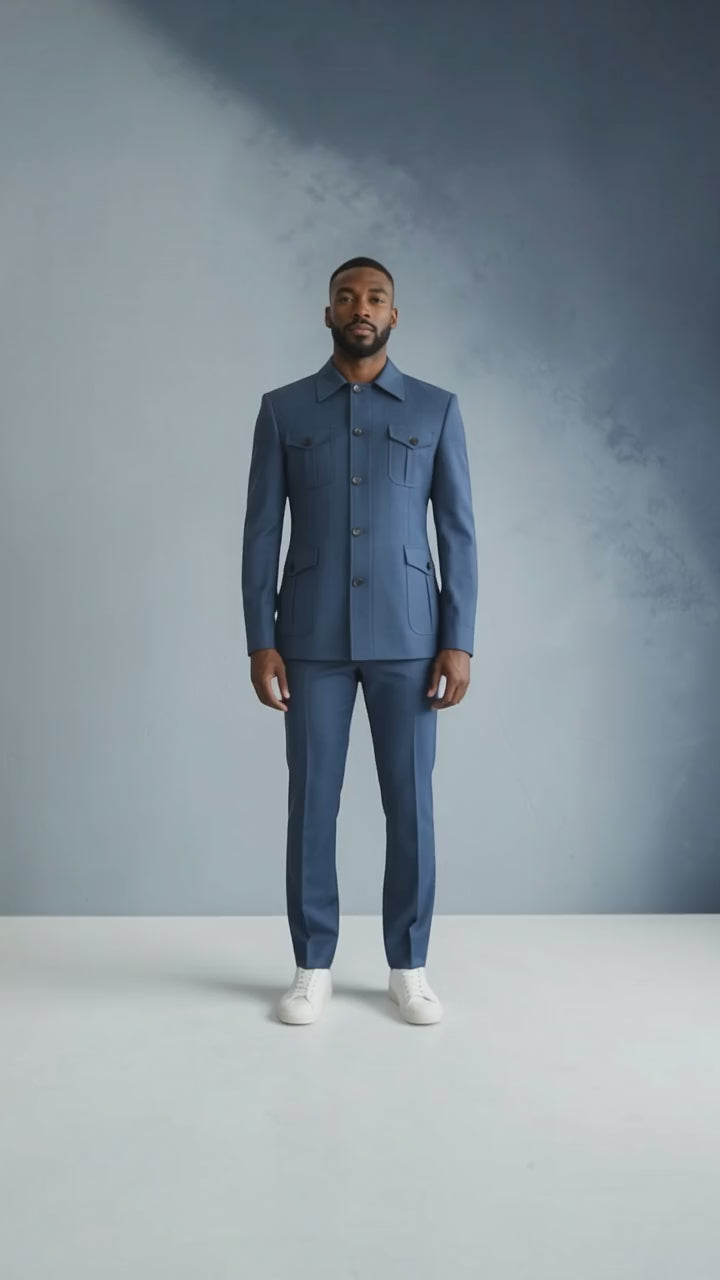 MAISON ÉTOILE Turkish Safari Suit – Color 07 (Dark Blue)