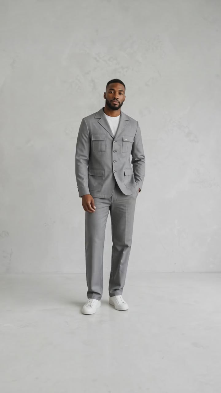 Daniel Ermino Classic Grey Suit